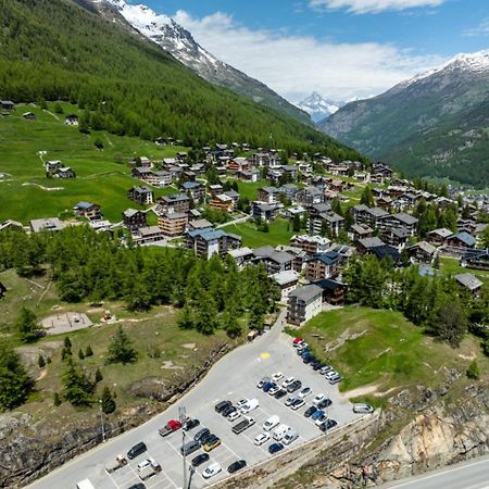 Helles, Chalet-Stil Apartment Mit Allalinblick Saas-Fee Exterior foto